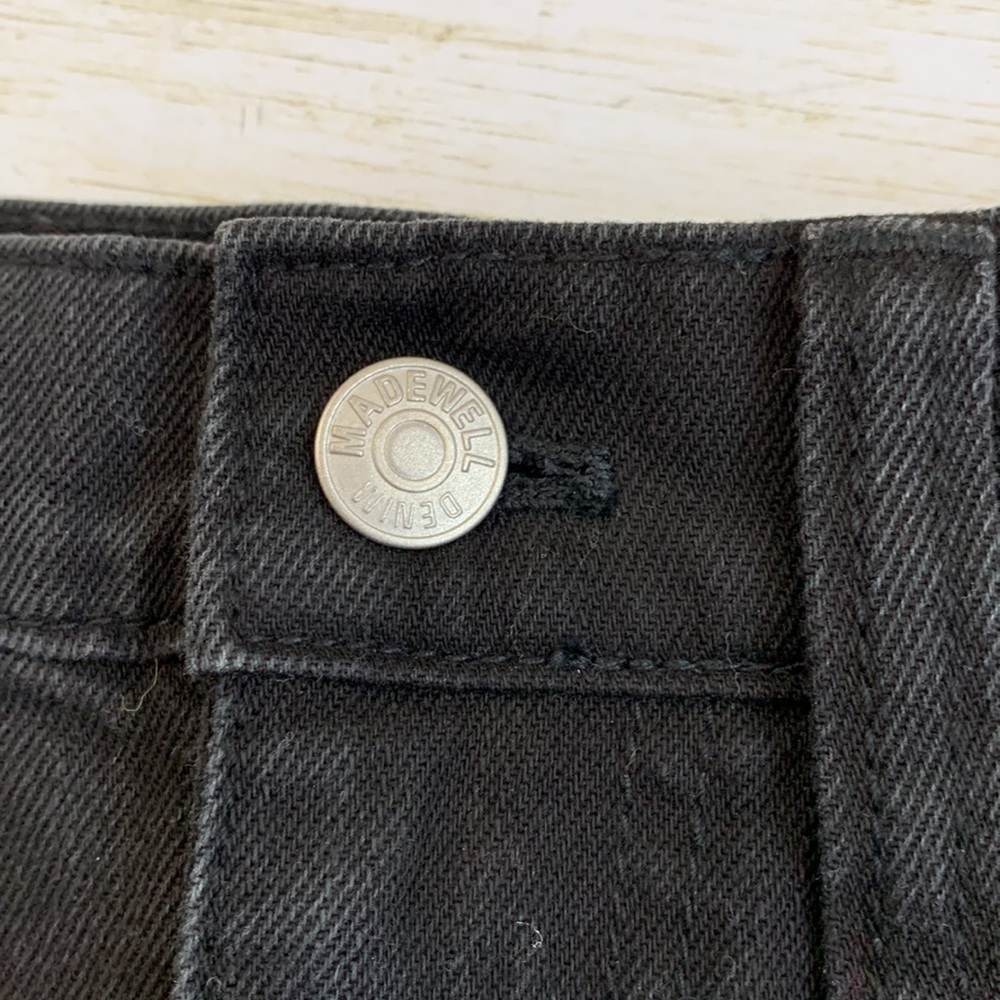 Madewell Black Denim Skirt - Picture 4 of 8